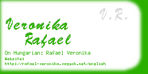 veronika rafael business card